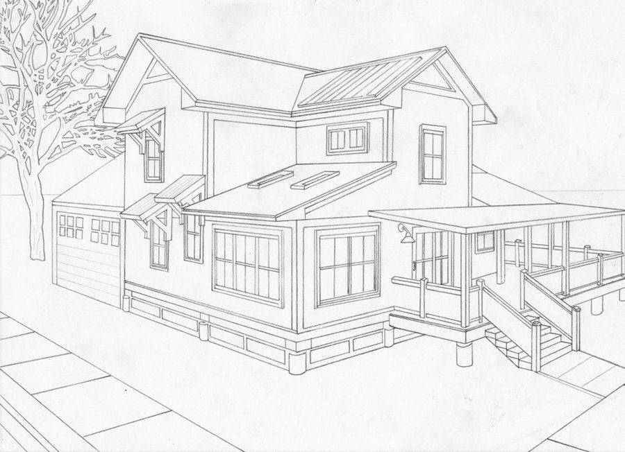 About | Daher Construction, Springfield MO Custom home design sketch for Missouri custom home building timeline guide