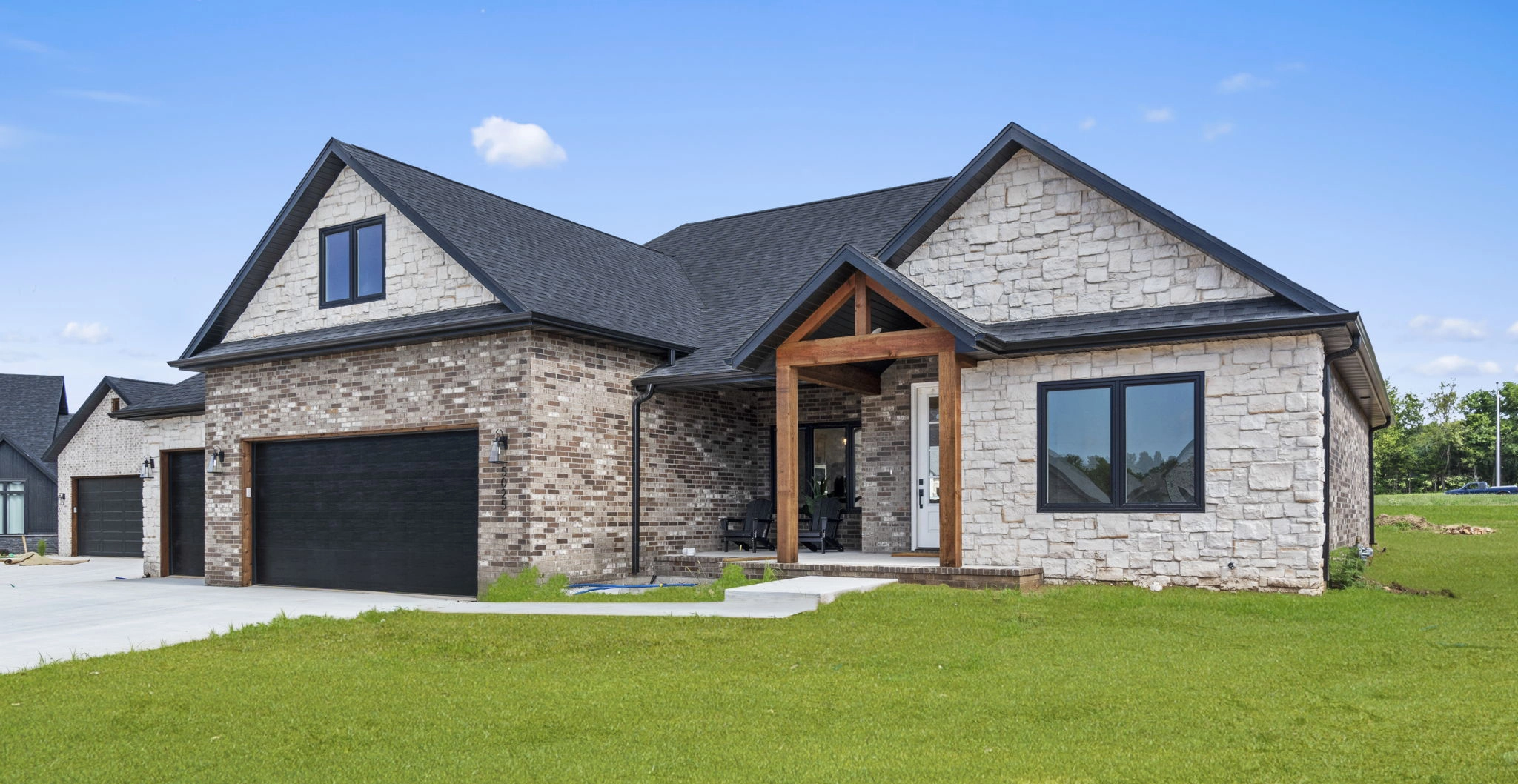 Custom home exterior showing flexible building options near Republic, Missouri