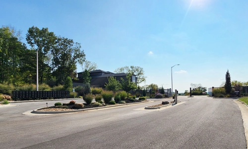 Communities | Daher Construction, Springfield MO Lakepointe Reserve community entrance